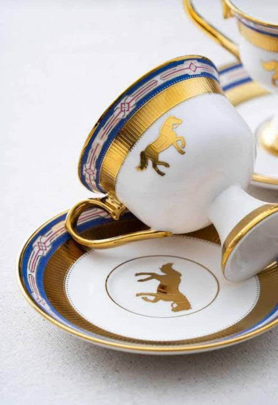 ست فنجان قهوه خوری ۶ نفره آجار ترکیه طرح هرمس Hermes Acar