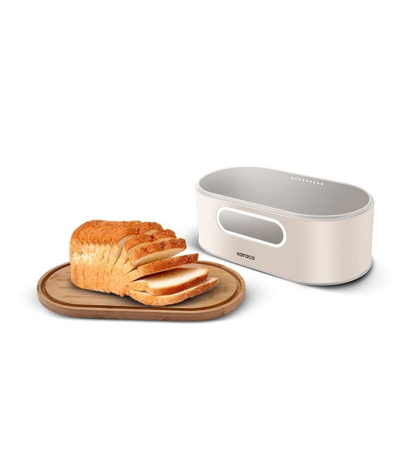ست جانانی و بانکه فلزی کاراجا رنگ کرم karaca premium