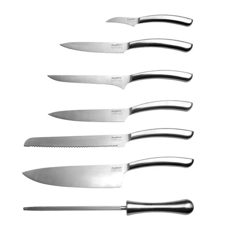 سرویس چاقو آشپزخانه ۸ پارچه برگهف بلژیک Berghoff essentials
