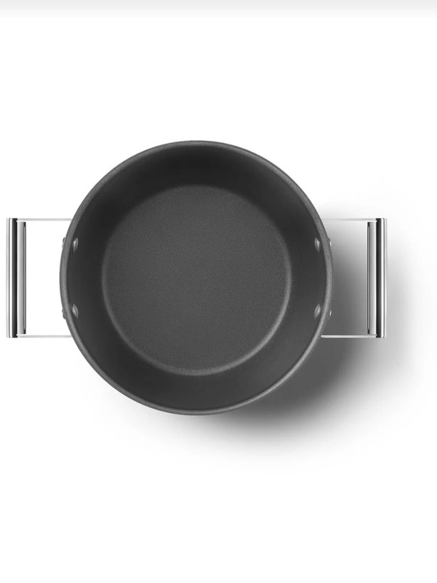 قابلمه ۲۴ سانتیمتر اسمگ ایتالیا رنگ مشکی Smeg