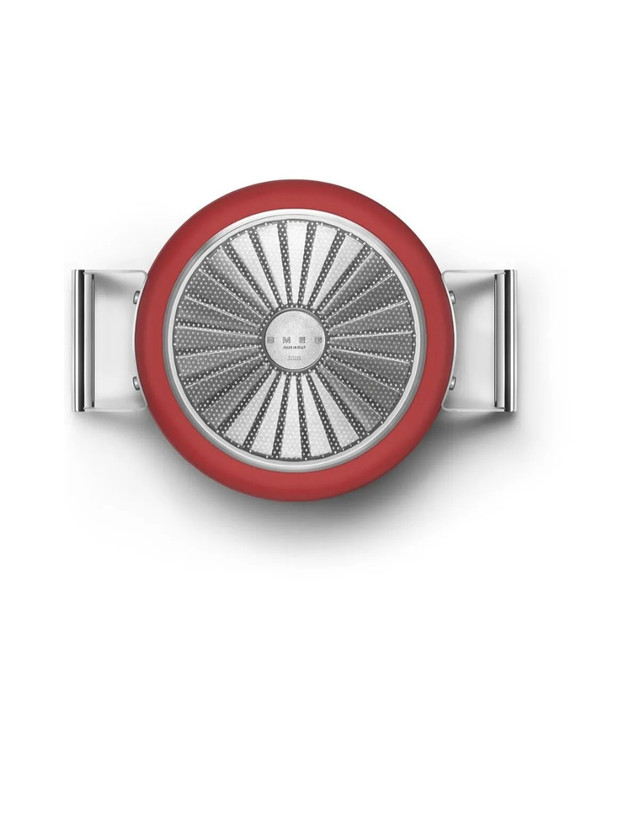قابلمه ۲۴ سانتیمتر اسمگ ایتالیا رنگ قرمز Smeg