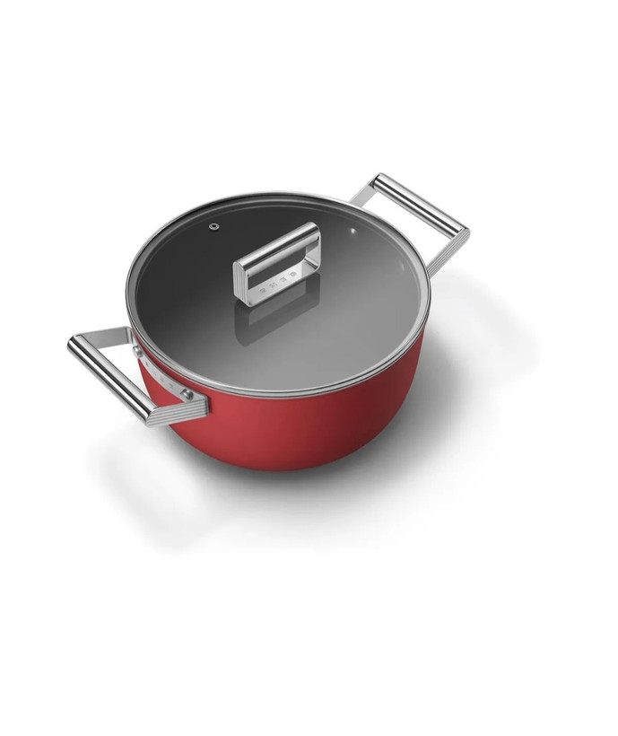 قابلمه ۲۴ سانتیمتر اسمگ ایتالیا رنگ قرمز Smeg