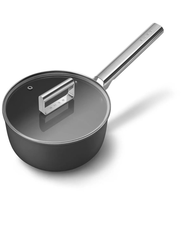قابلمه ۲۰ سانتیمتر دسته دار اسمگ ایتالیا رنگ مشکی Smeg