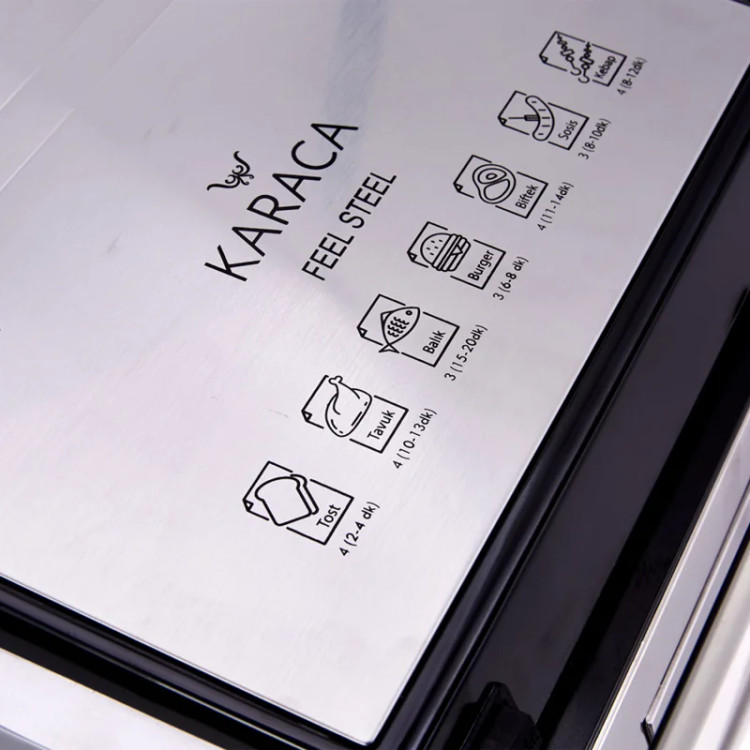 ساندویچ ساز و گریل کاراجا Biogranit Inox karaca