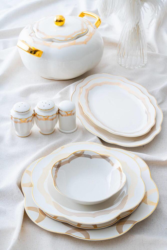 سرویس غذاخوری ۱۲ نفره ۶۰ پارچه آجار لیلیان Acar lillian