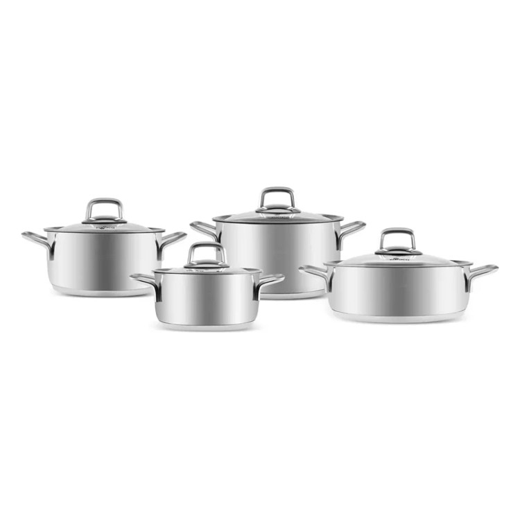 سرویس قابلمه استیل 8 پارچه کاراجا پکن PowerSteel 316 karaca