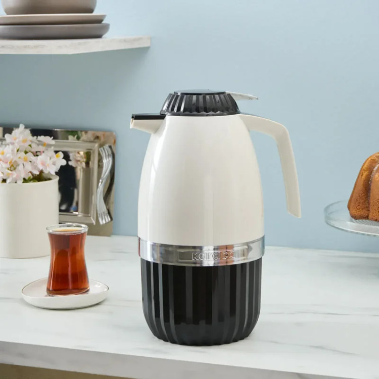 فلاسک چای ۲ لیتری کاراجا مشکی karaca gant