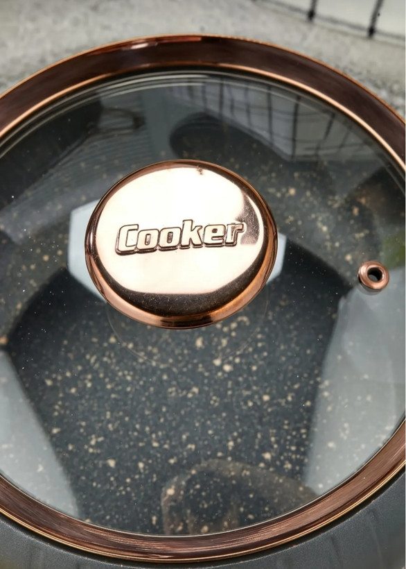 سرویس قابلمه ۷ پارچه گرانیت جوکر ترکیه رنگ طوسی Cooker