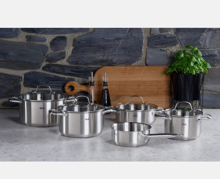 سرویس قابلمه استیل ۹ پارچه فیسلر تورنتو آلمان Fissler toronto