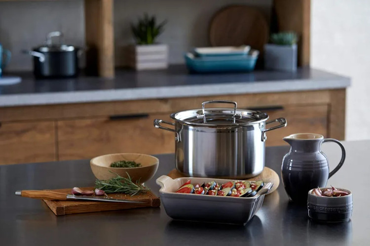 سرویس قابلمه استیل ۱۰ پارچه لُه کروزه فرانسه Le creuset
