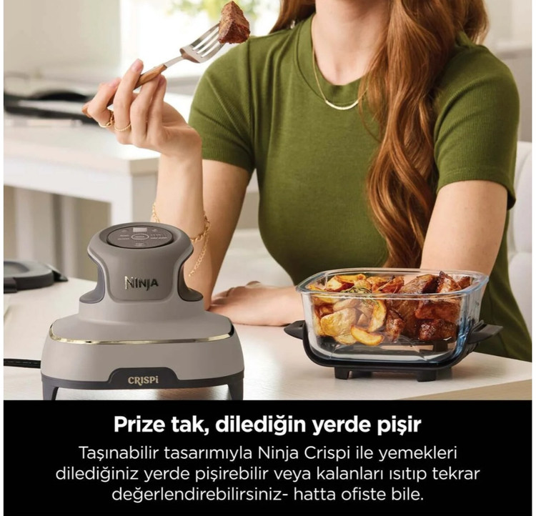 سرخ کن بدون روغن نینجا آمریکا (رنگ بژ) مدل Ninja crispi 4in1