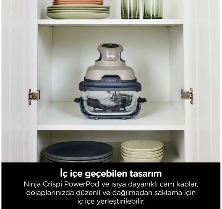 سرخ کن بدون روغن نینجا آمریکا (رنگ بژ) مدل Ninja crispi 4in1