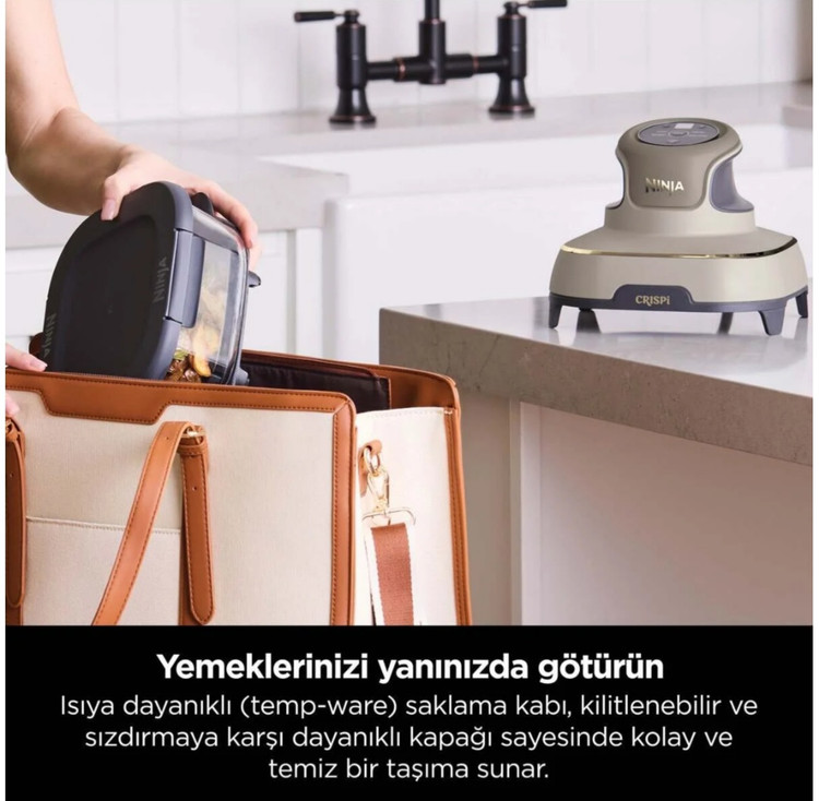 سرخ کن بدون روغن نینجا آمریکا (رنگ بژ) مدل Ninja crispi 4in1