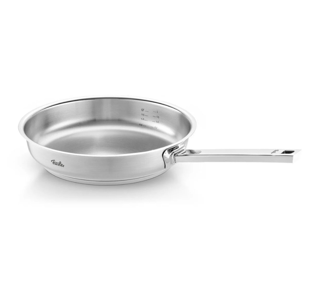 تابه دسته بلند استیل ۲۸ و ۲۴ سانتیمتر فیسلر  آلمان Fissler original profi