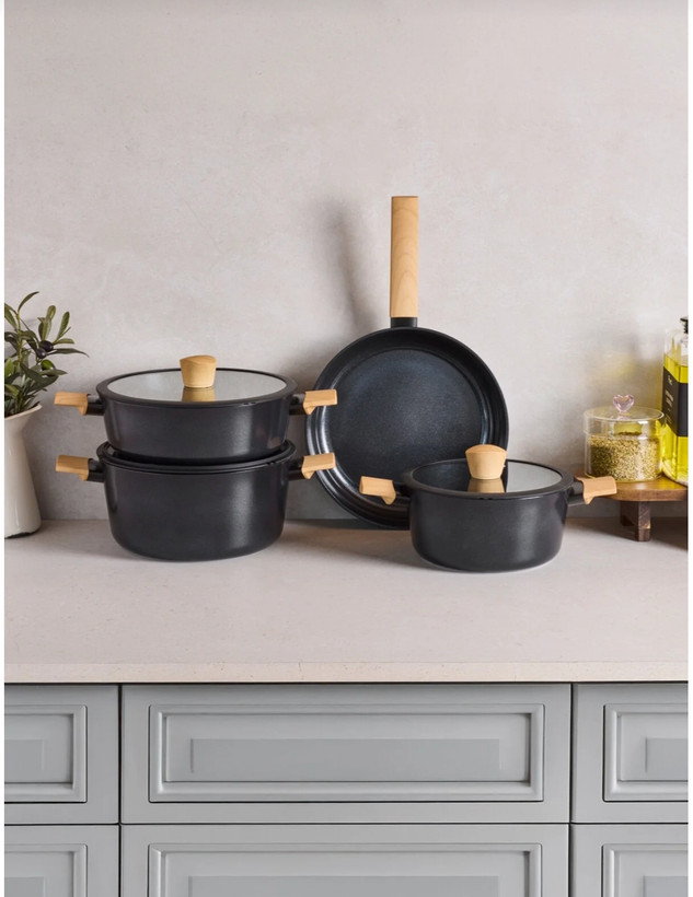 سرویس قابلمه سرامیک ۷ پارچه پروتی ترکیه perotti Danish cook