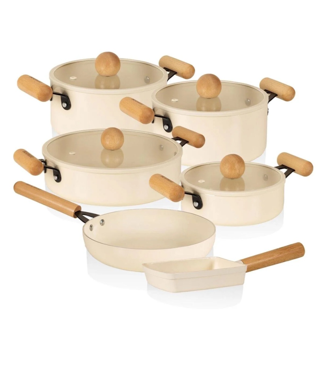 سرویس قابلمه سرامیک ۱۰ پارچه میا ترکیه The mia cucina