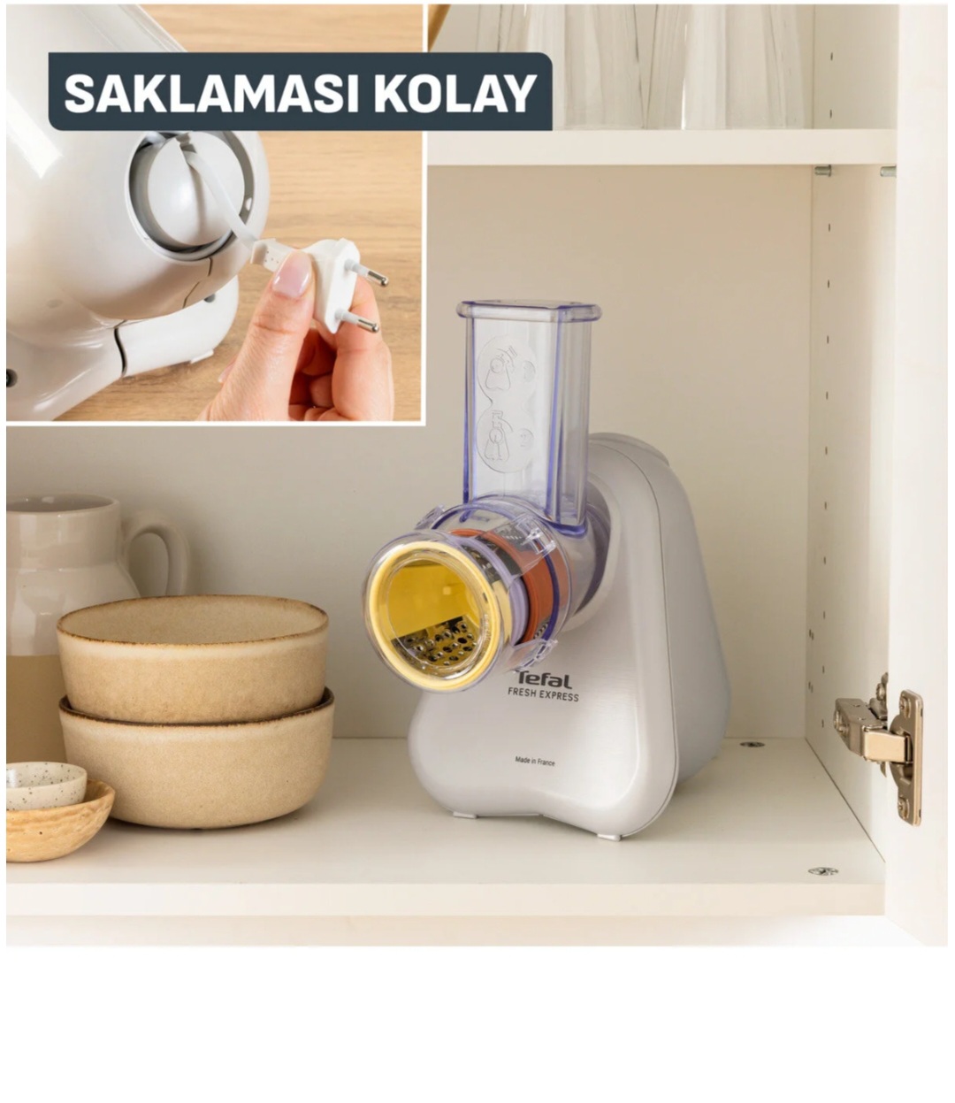رنده و سالاد ساز برقی تفال فرانسه (اصل) مدل Tefal Fresh Express