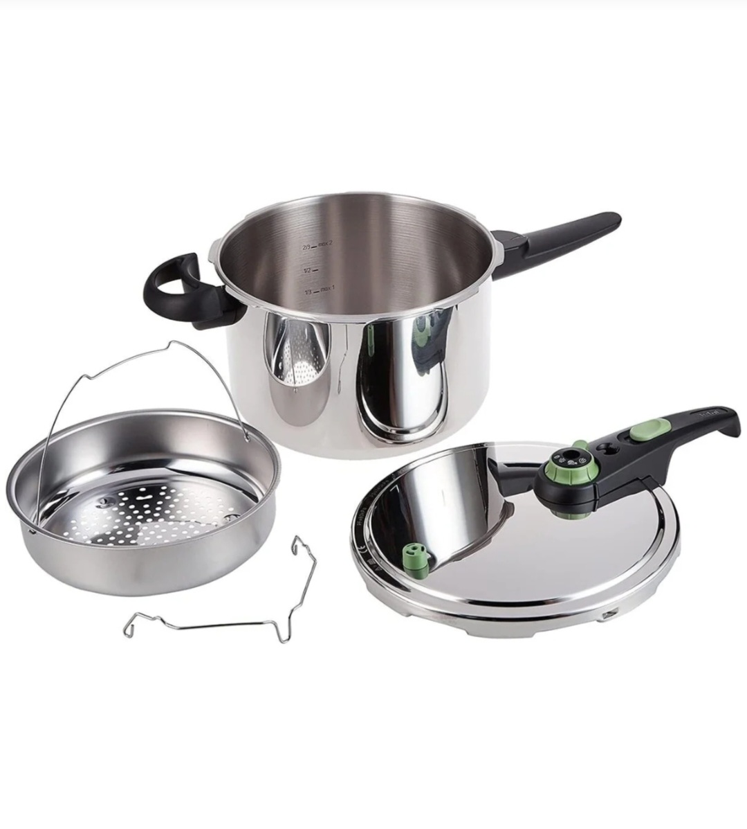 زودپز استیل ۶ لیتری تفال سنسور فرانسه (اصل) مدل Tefal sensor