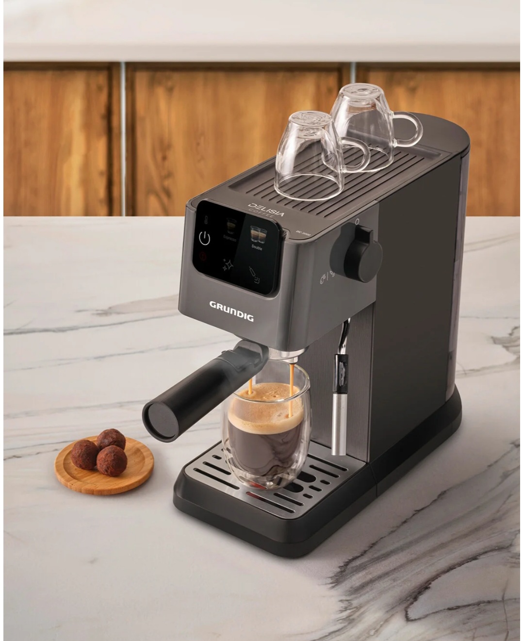 اسپرسوساز نیمه اتوماتیک گروندیگ آلمان ، ترکیه (اصل) مدل Grundig KSM4330 Delisia