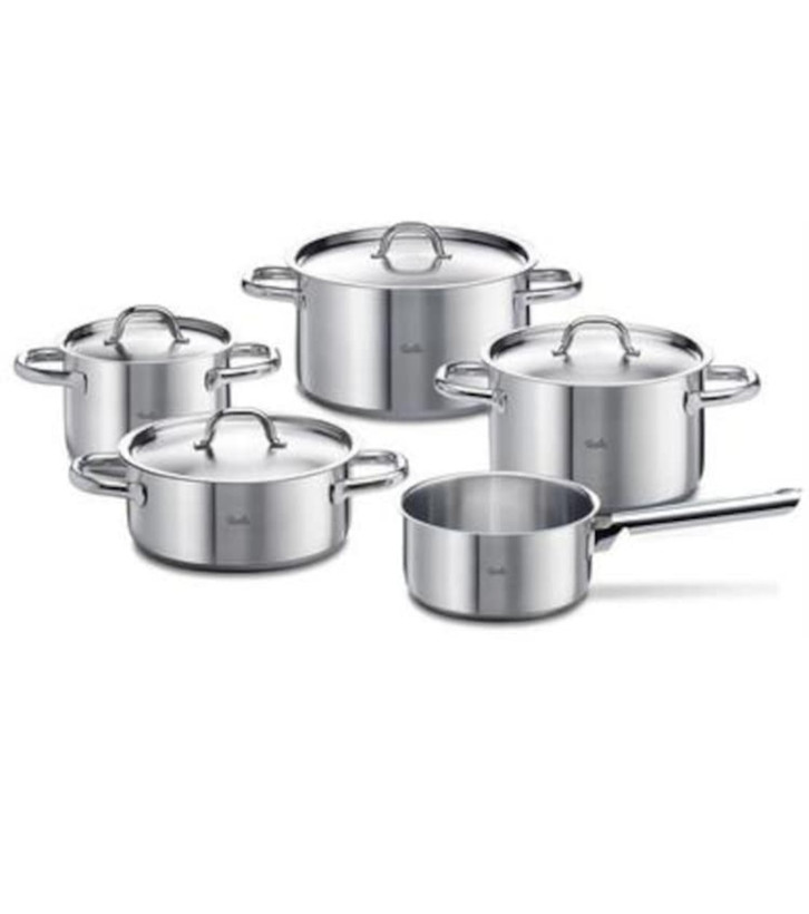 سرویس قابلمه ۹ پارچه استیل فیسلر آلمان (اصل) مدل Fissler family line