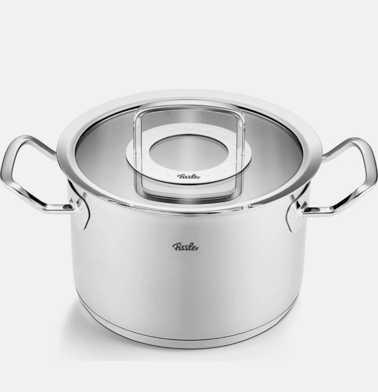سرویس قابلمه ۷ پارچه استیل فیسلر پروفی اورجینال آلمان (اصل) مدل Fissler original profi