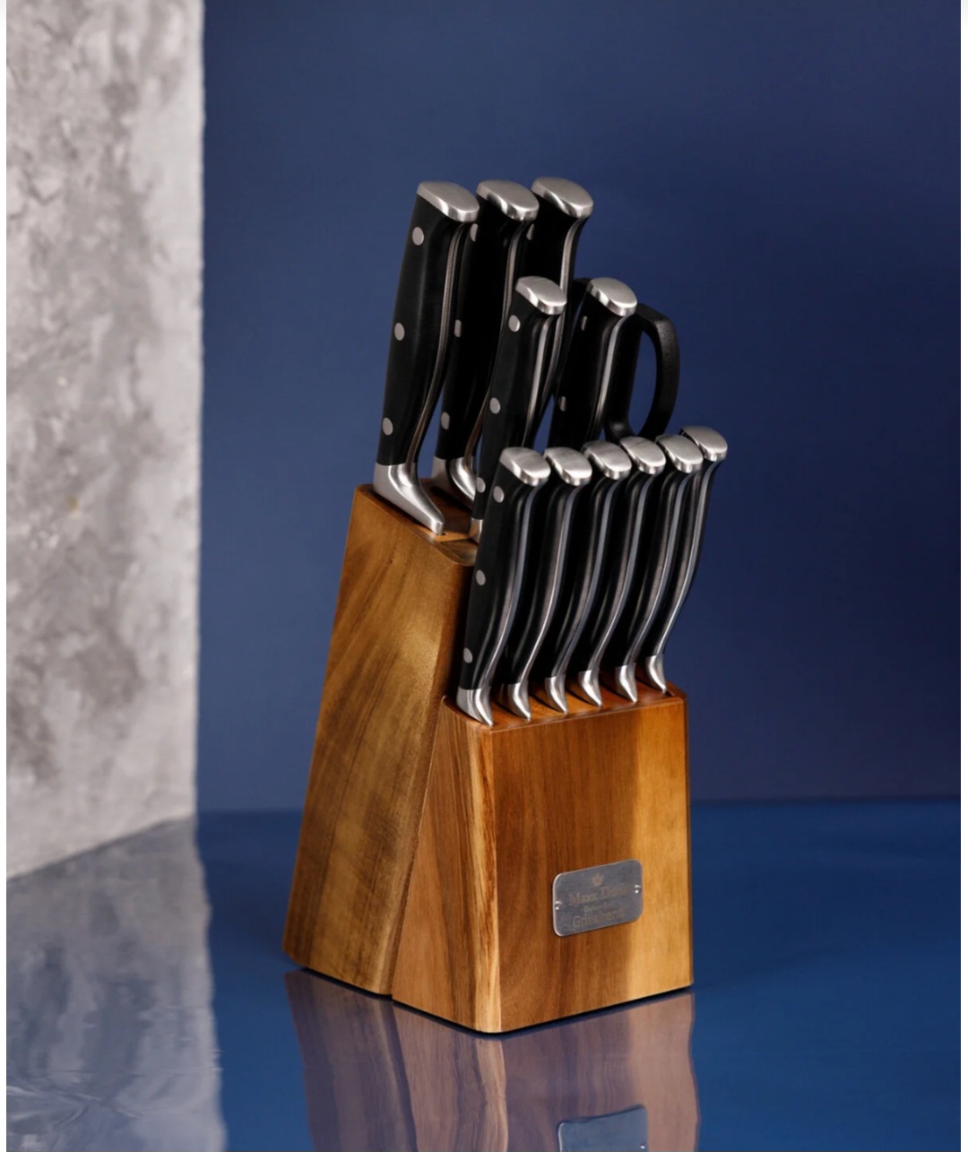 سرویس چاقو آشپزخانه ۱۳ پارچه استیل آلمان مدل Maxx doria grillabend