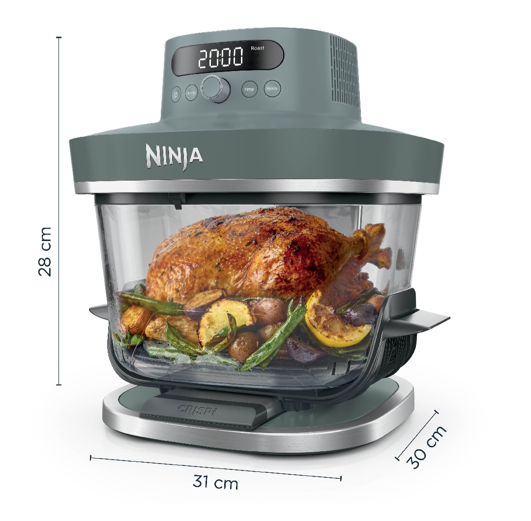 سرخکن شیشه ای ۷ کاره نینجا کریسپی آمریکا (اصل) جدیدترین مدل Ninja crispi pro 7in1