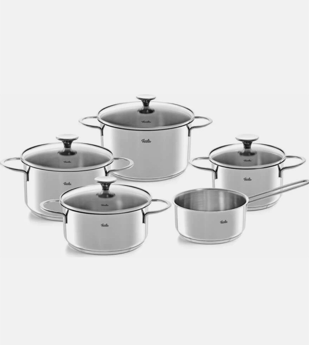سرویس قابلمه استیل ۹ پارچه فیسلر کپنهاگن Fissler copenhagen