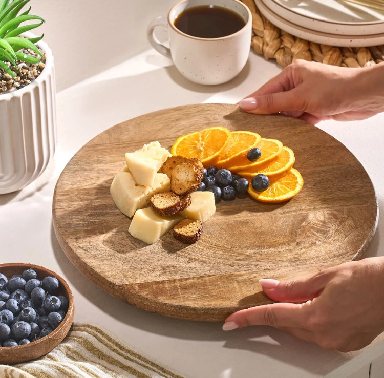 تخته سرو و برش با پایه چرخشی ۳۶۰ درجه کاراجا مانگو ترکیه Karaca premium mango