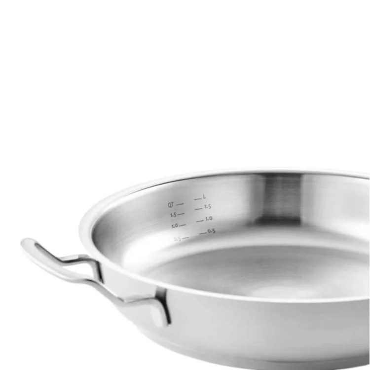 تابه دودسته ۲۸ سانتیمتر استیل فیسلر پیور آلمان (اصل) مدل Fissler Pure