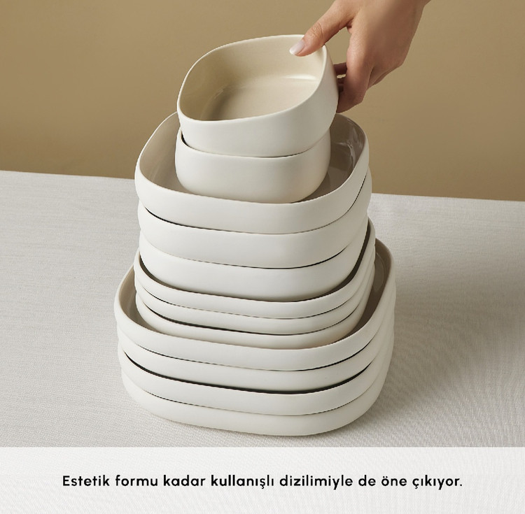 سرویس غذاخوری ۱۲ نفره ۵۵ پارچه کاراجا گالاکتیک طرح karaca Earth collection Galactic