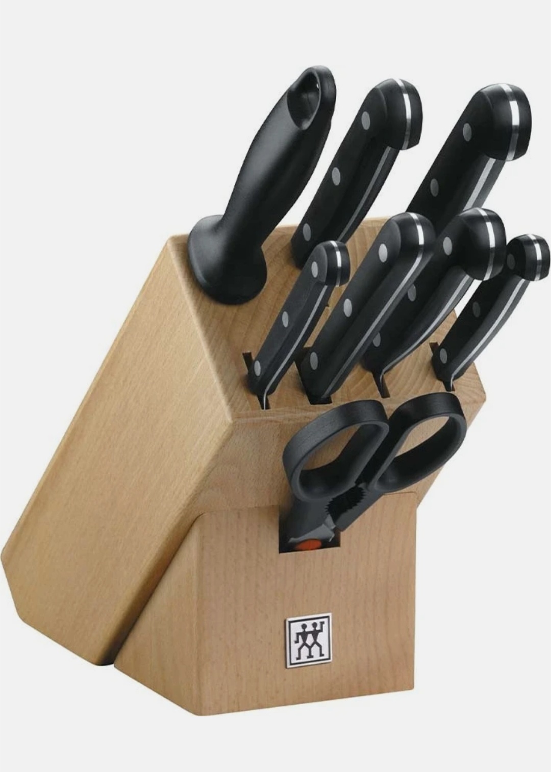 سرویس چاقو آشپزخانه 9 پارچه زولینگ آلمان (اصل) مدل Zwilling Twin Gourmet