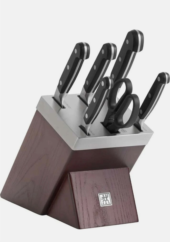 سرویس چاقو آشپزخانه ۷ پارچه زولینگ آلمان (اصل) مدل Zwilling Pro