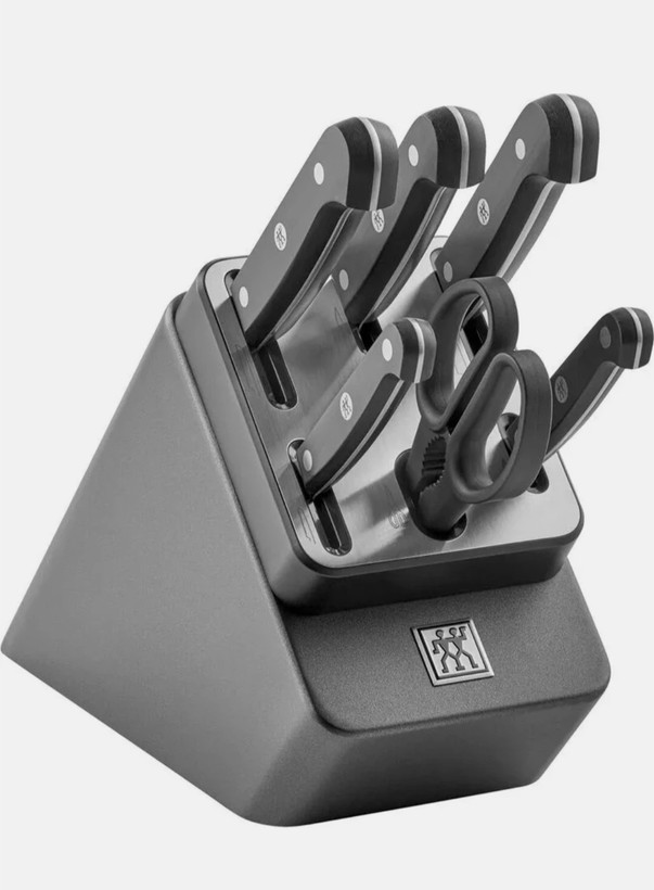 سرویس چاقو آشپزخانه ۷ پارچه زولینگ آلمان (اصل) مدل Zwilling Gourmet