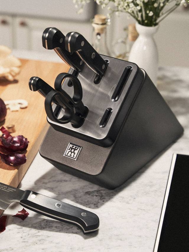 سرویس چاقو آشپزخانه ۷ پارچه زولینگ آلمان (اصل) مدل Zwilling Gourmet