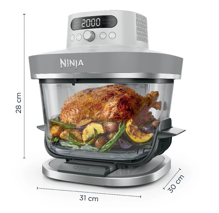 سرخکن شیشه ای ۵ کاره نینجا کریسپی آمریکا (اصل) جدیدترین مدل Ninja crispi pro 5in1