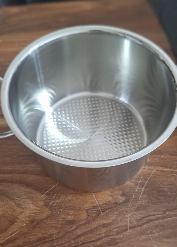 سرویس قابلمه ۹ پارچه استیل مشبک درب پیرکس فیسلر پروفی آلمان (اصل) Fissler original profi