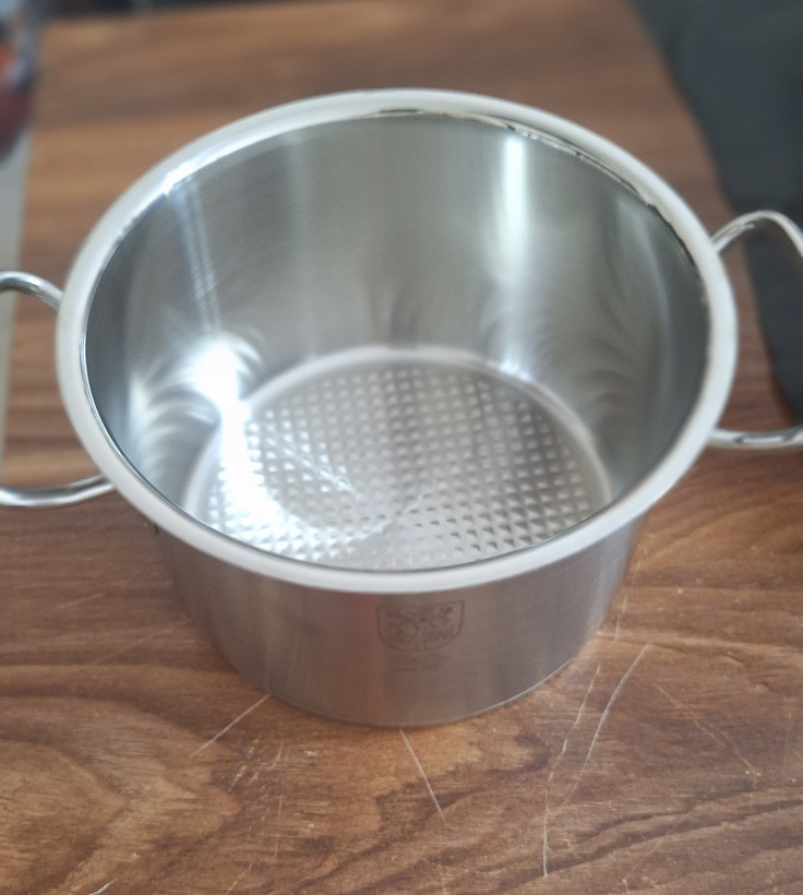 سرویس قابلمه ۹ پارچه استیل مشبک درب پیرکس فیسلر پروفی آلمان (اصل) Fissler original profi