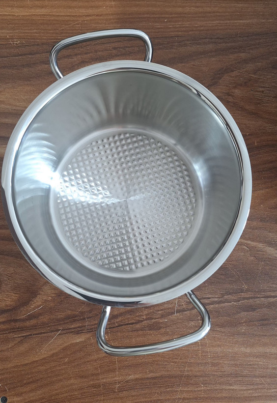 سرویس قابلمه ۹ پارچه استیل مشبک درب پیرکس فیسلر پروفی آلمان (اصل) Fissler original profi
