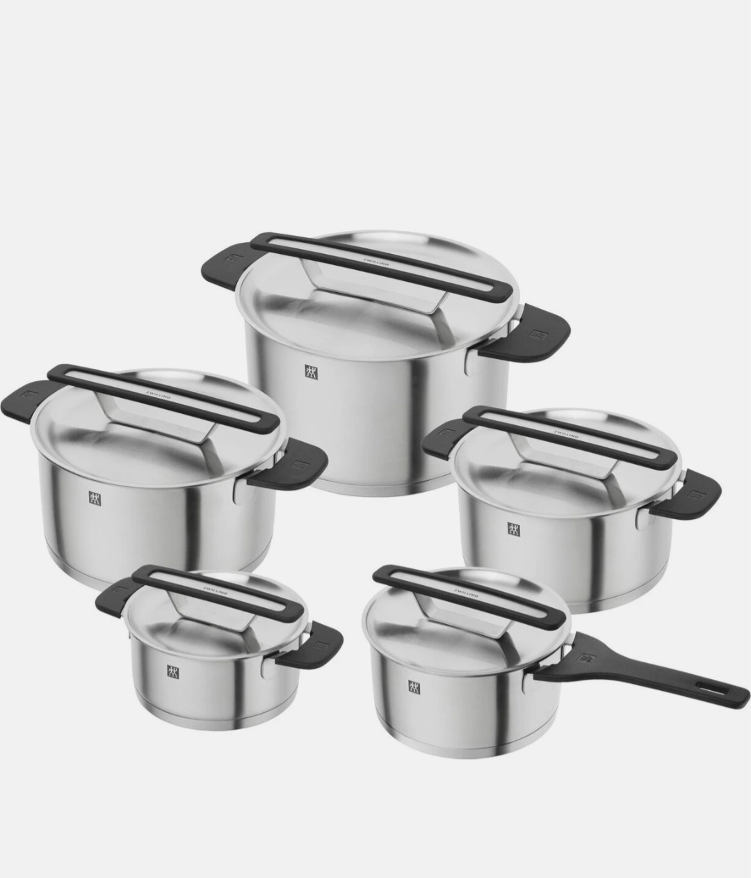 سرویس قابلمه استیل ۹ پارچه زولینگ آلمان مدل مور (اصل) Zwilling More